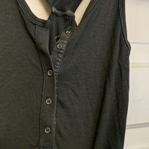 Free people - charcoal grey tank